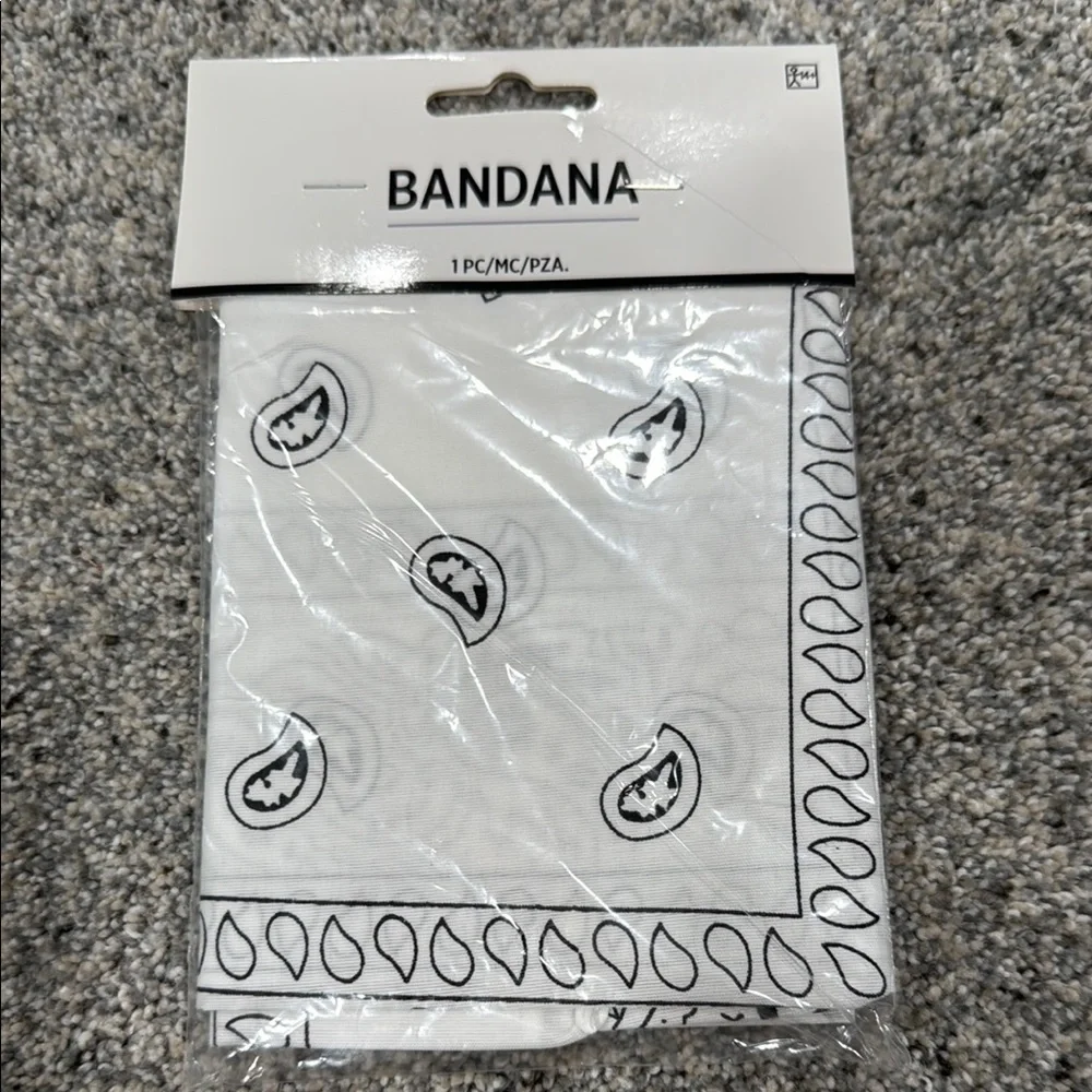 Set of Three Bandanas in Pink, Yellow, and White